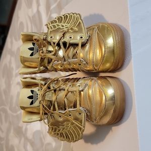 Toddler Adidas X Jeremy Scott Wing Gold Shoes